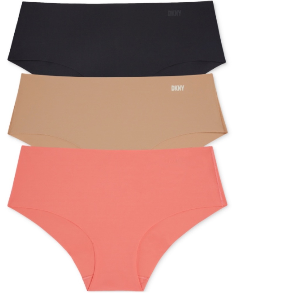Dkny Women's 3-Pk. Litewear Cut Anywear Hipster Underwear DK5028BP3 - Bkglwshlpk